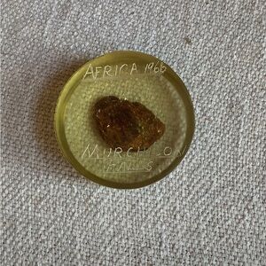 Vintage 1966 African Rock Paperweight